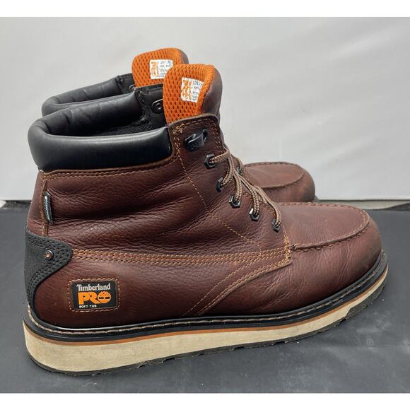 Timberland PRO Gridworks Waterproof Worksite Boots Mens 12 Wide Fast Ship main image 9